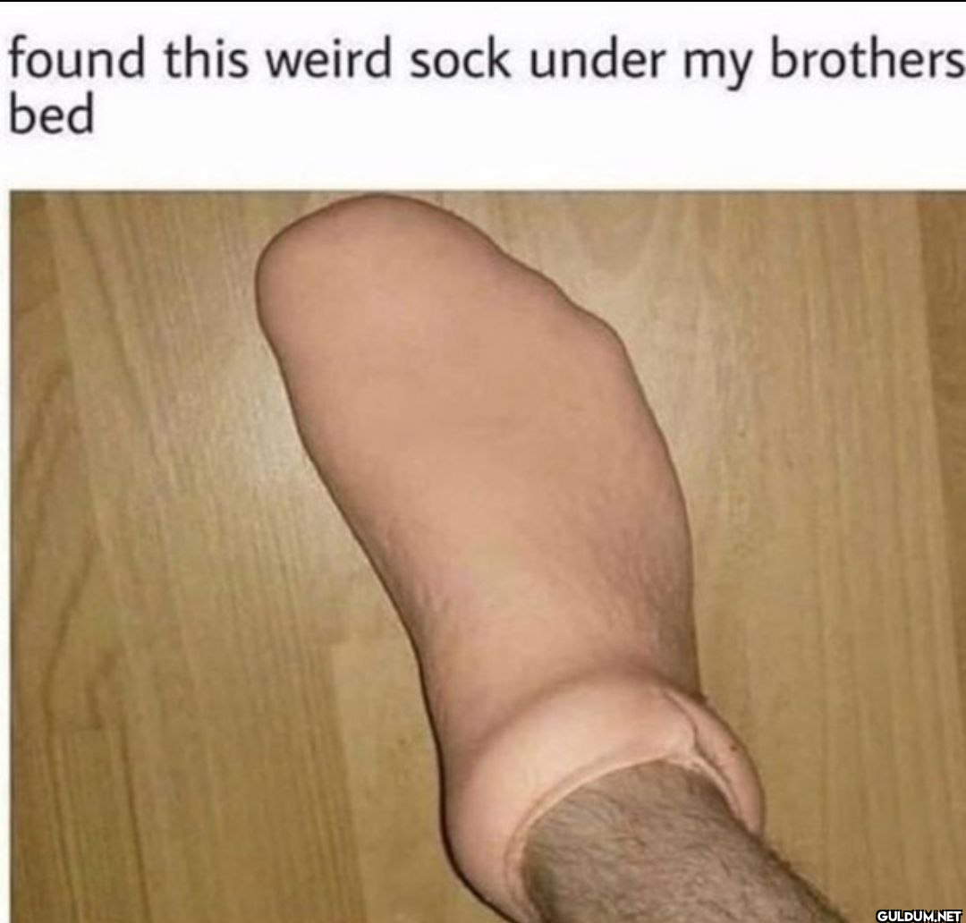 found this weird sock...