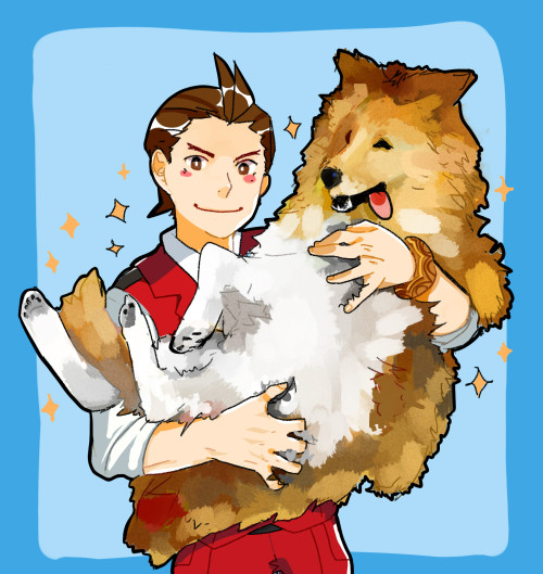 preussens-tugenden:
“puddingsu:
“Doges and Lawyers :3c
This idea has been stuck in my head for awhile
BONUS:
”
Remember that cute gif with the white fluffy dog and its owner on the couch and the owner pats his chest and the dog cuddles into him??
”