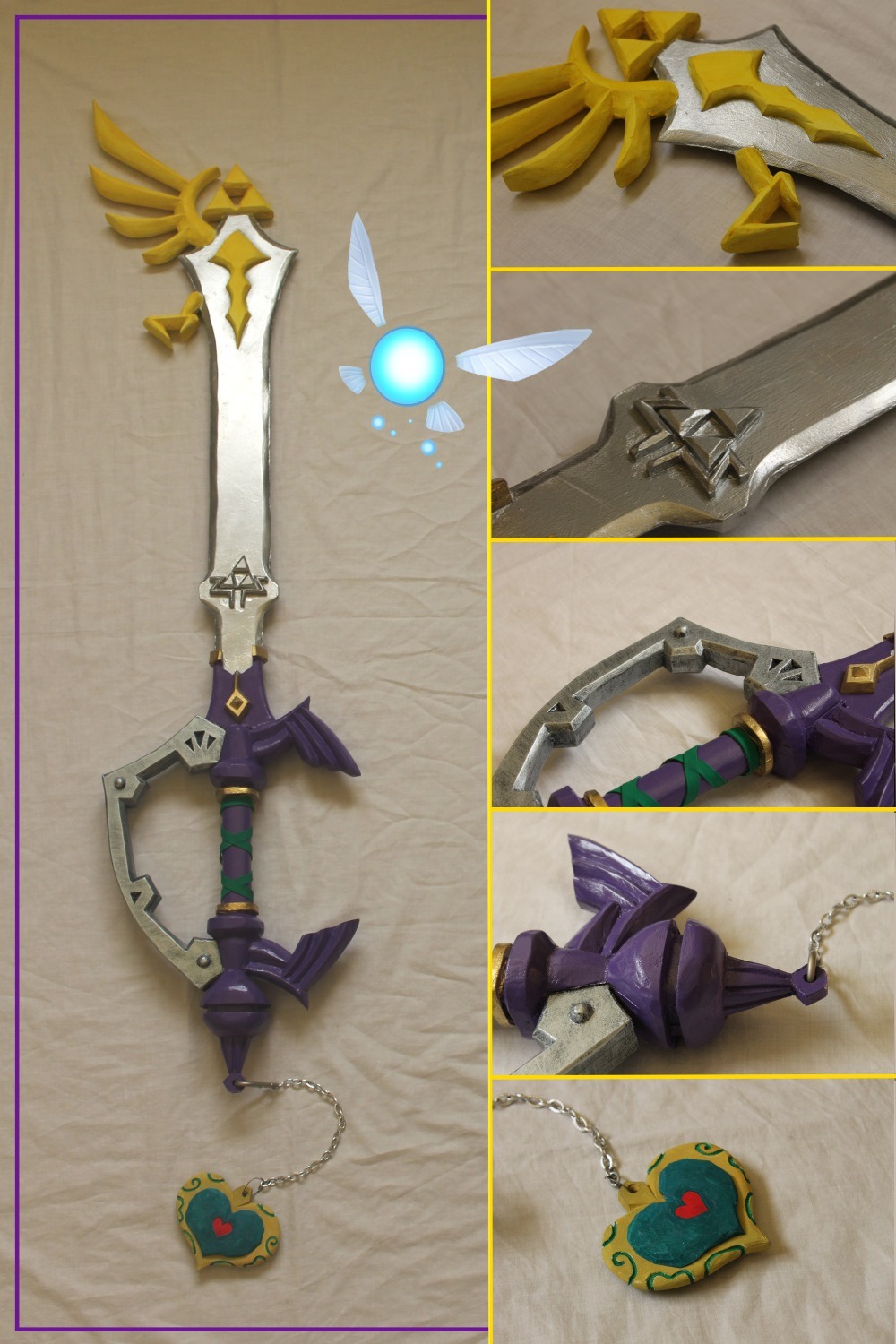 thegameisalife:  Una Llave Espada desde Hyrule.A Keyblade from Hyrule.By Sephiroths-Shadow