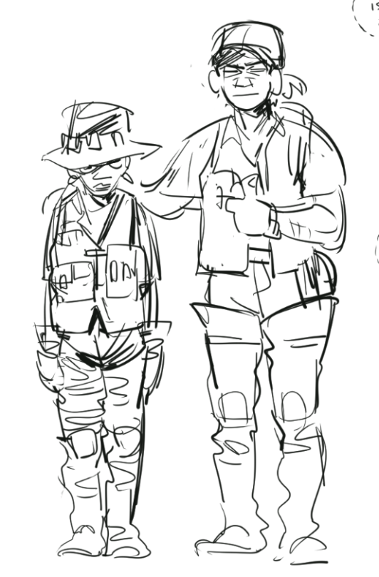 Cam And Harrow Fishing Weekend Sketches