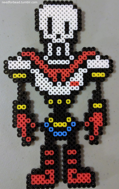 Undertale:  PapyrusUndertale is owned by Toby Fox.Find more Undertale perler bead patterns and links