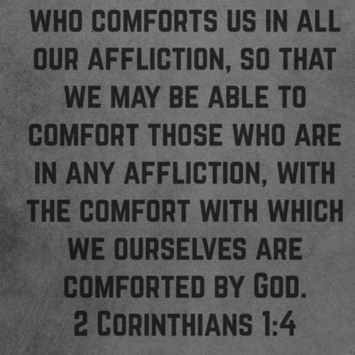 The greatest comfort in my suffering, is the thought that my suffering could help someone come to Ch