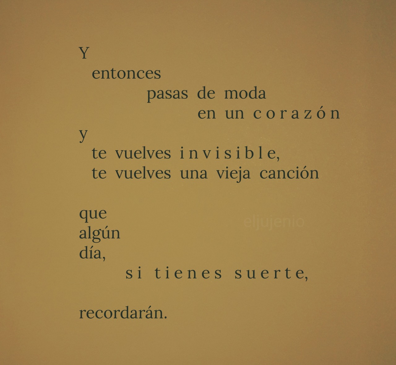 el-jujeniodeletras: Jesús Guillermo. an old song. Soñando realidades. [43]