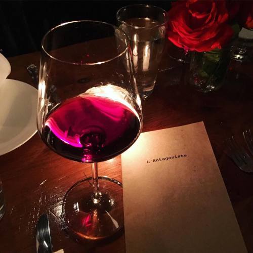 On a cold cold #winternight good food, good company and good #wine. #lantagoniste #bedstuy #bk #week