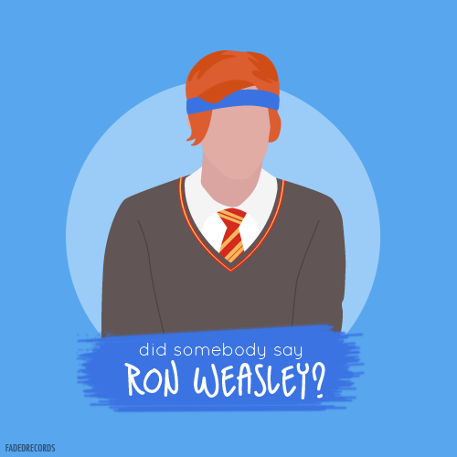 fadedrecords: Did somebody say Ron Weasley? Available here.