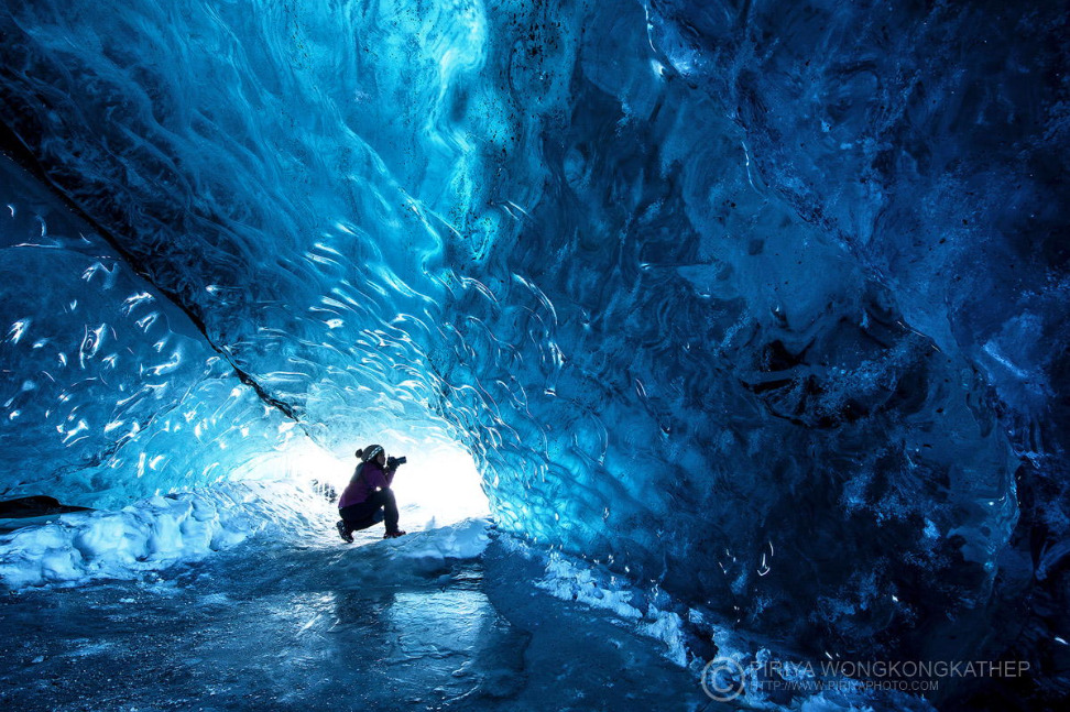seafarers:  Alaskan Ice Caves by Pete Piriya