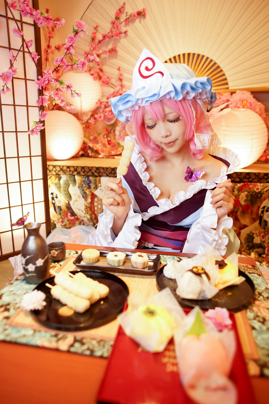 Touhou Project - Yuyuko Saigyouji (Ely) 1-5HELP US GROW Like,Comment &amp; Share.CosplayJapaneseGirls1.5