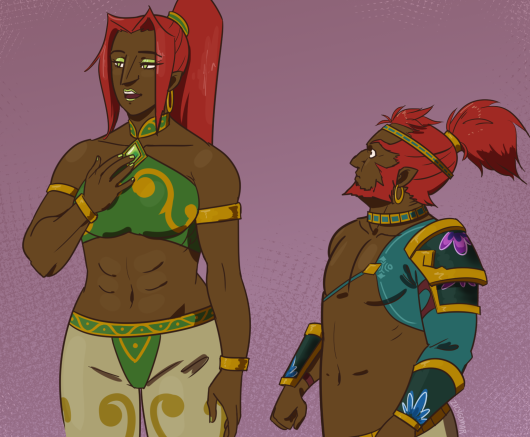 zicygomar: invenblocker:  wall-maria-around-ba-sing-se:  ghostyrivergirl:  radicalseabies:   radicalseabies: if ur an 8ft gerudo lady hmu remember in botw how theres that one gerudo girl crying in the bar bc her bf dumped her for being “too tall”,
