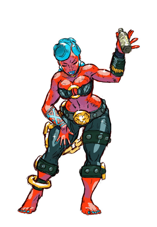 gobi-baptiste-gaubert:  some females versions of my favourites street fighter characters 