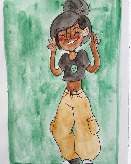 cupcakewitchsnook: Yo im lauren. Ummm half black quarter japanese and filipino. HELLA GAY. From Long Beach. I do commissions and im in an internship for art.  #DRAWINGWHILEBLACK 