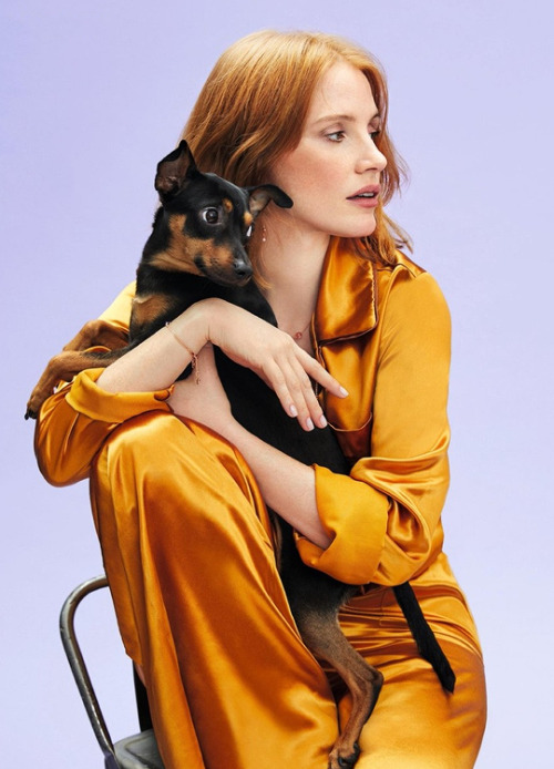 jessicachastainsource: Jessica Chastain photographed by Jette Stolte for Grazia France (2018)