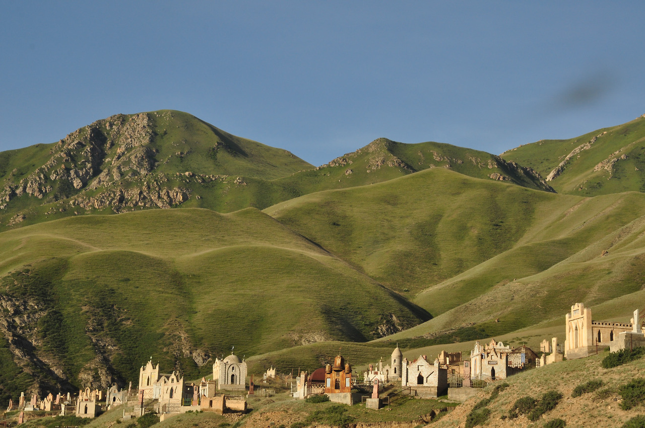 islamic-art-and-quotes:Cemetery in the mountains of Kyrgyzstan. Flickr