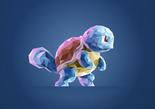 pxlbyte:  Polygonal Pokemon by Aaron Bowersock