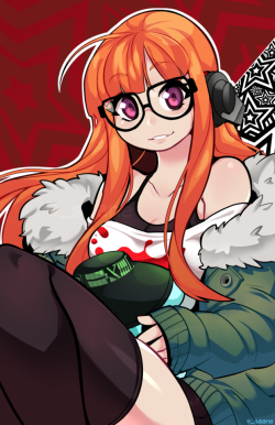 saane:    Futaba is my favorite character in P5!  [Twitter]