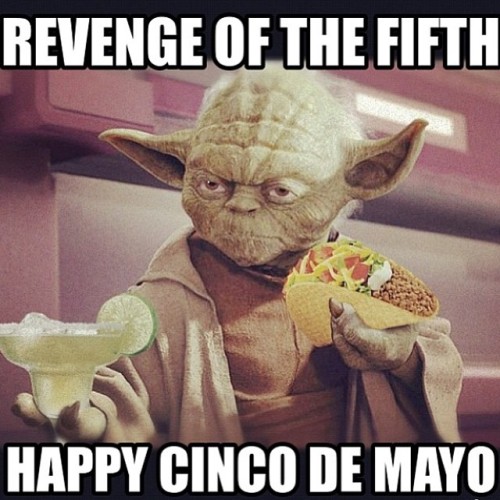 misssweettreats:  😂✌️  #revengeofthesith #cincodemayo #starwars 