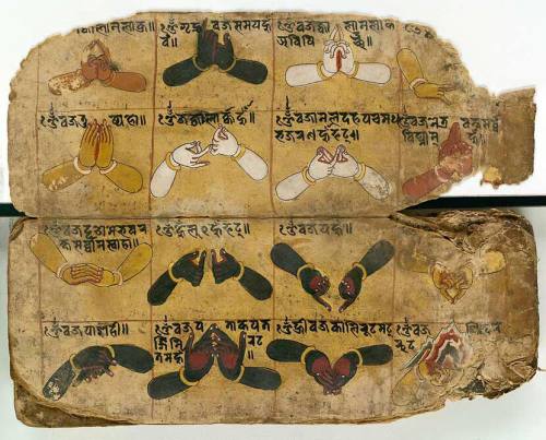 arjuna-vallabha:Mudra Manuscript 18th century,Nepal