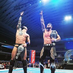 ultrawwerkouniverse:    THE “NEW” IWGP Jr. TAG CHAMPIONS!!  