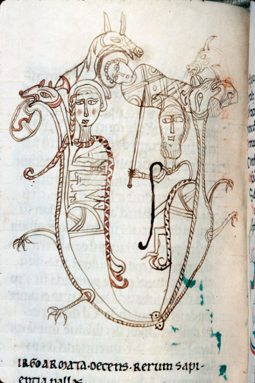 NativityMartianus Capella, De Nuptiis Philologiae et Mercurii, Normandy 12th century. Alençon, Bibli