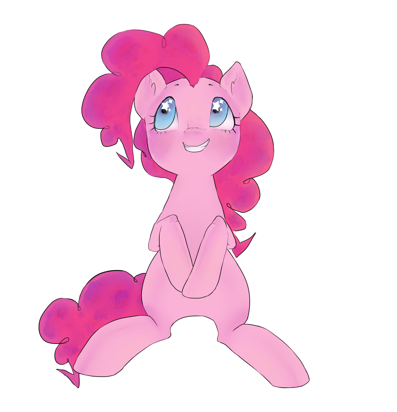pinkie pie, wondering!apparel and prints with this art and more, available on my