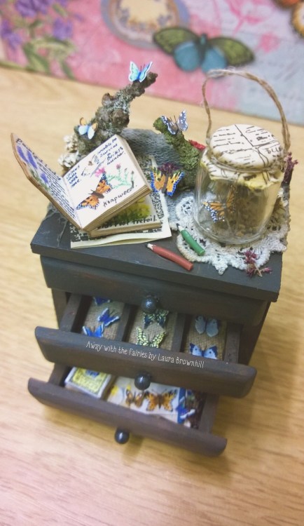 Top of Butterfly CabinetAway with the Fairies by Laura Brownhill