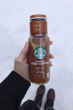 nervous-princess:  iced coffee/icy weather