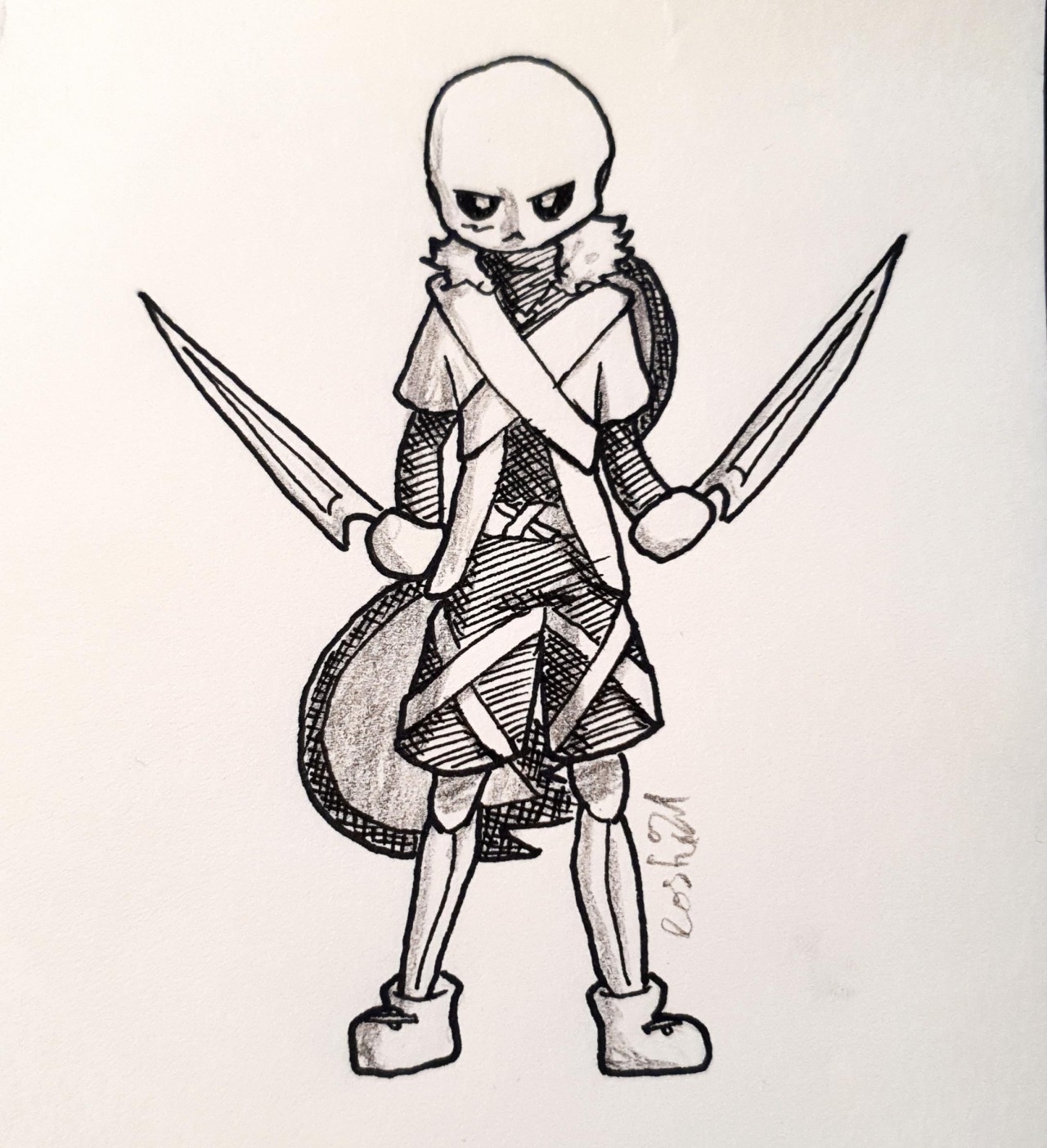 Fanart Cross Sans by lostvi21 on DeviantArt