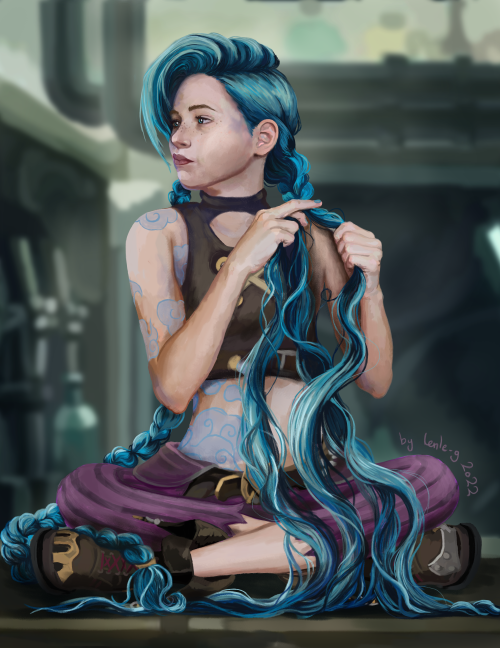 lenle-g:I just can’t get over how long Jinx’s hair is ok i think this is my first full p