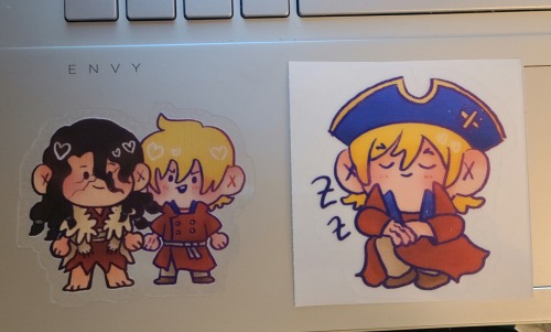 cloversdreams: the cutest stickers by @froqpi-art arrived much earlier than estimated!! they seem qu