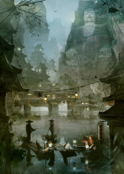 fantasy-art-engine:  Chinese Dawn by Jose