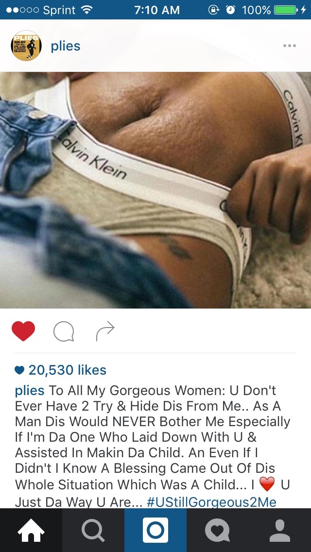hella-short: Plies out here spreadin’ Body Positivity and being all around amazing,