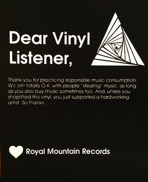 We are totally O.K. with people &ldquo;stealing&rdquo; music, as long as you also buy music 