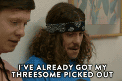 workaholics:It’s Friday. Who’s gettin’ weird this weekend?
