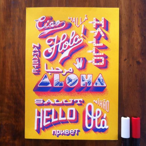 Lettering By @dsierra 