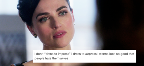 lesly-oh: foleypdx:  reposae: supergirl → text posts  I luv Katie McGrath so damn much.  Gezzzz I love this woman!  