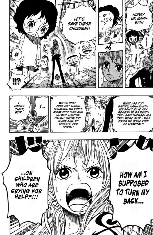 Sanji made Nami cried. She was totally heartbroken - One Piece