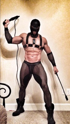 Black Muscle Ink Leather Kink