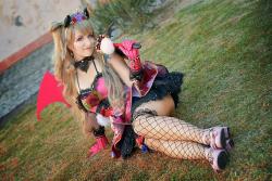 love-cosplaygirls:  [self] Kotori Little Devil - Love Live - Kitsune Raposa