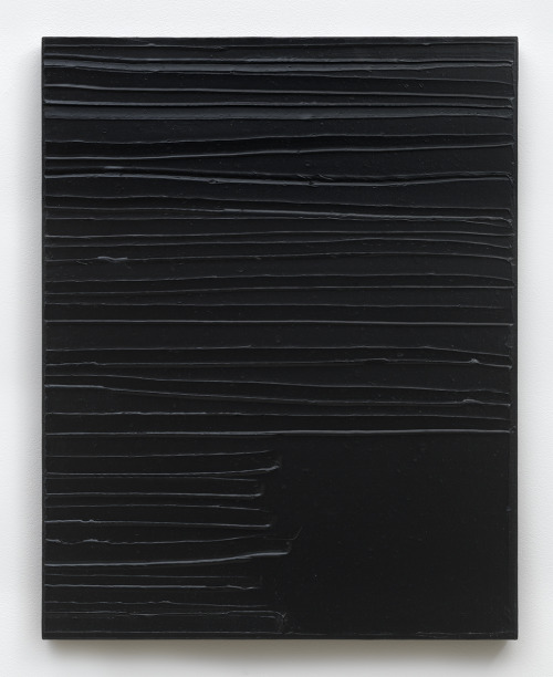 currentinspiration:  Pierre Soulages, 03.10.04, 2004, acrylic on canvas, 36 ¼ x 28 ¾ i