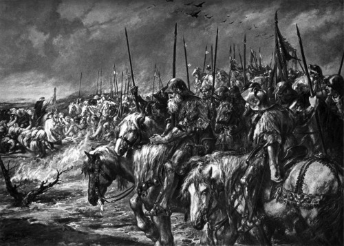 Sir John Gilbert - The Morning at Agincourt - 1884