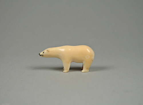 theolduvaigorge: Inuit carved figures (20th century): Top: Caribou; antler (Canada, Nunavut, Pelly B