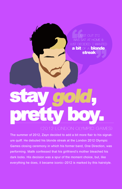 zanemalicks:  The final project for my design class was to make a 4-10 page spread on something to do with metamorphosis, sequence, and/or transformation. I decided to do Zayn Malik’s hair and it earned me an A in one of my hardest classes (and my prof