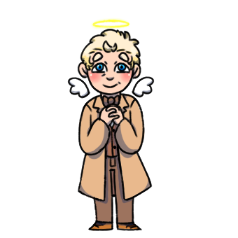 siphs-heaven-and-hell:Cartoonish Aziraphale!~