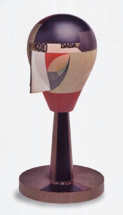 peterschlehmil: dadaist head sculpture (1920) by Sophie Taeuber-Arp