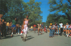 80sretroelectro: Two Central Park scenes, New York, 1991. Scan