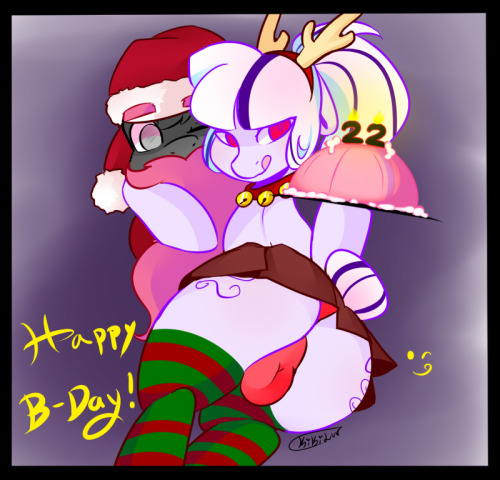 ask-fabulousjin:  kikiluv-modblog:  Happy birthday, ask-wbm !  sorry if i post this up late :P  AAaaah gosh Jin. Thank you so much <3333 That booty~~<3 You would make a perfect reindeer for my sleigh ;3 Oh and sex of course, loads of that.