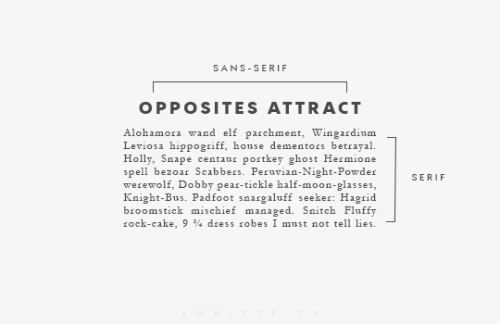 awildling:principles for making great font combinations x harry potter ipsumI made a thing!!! For mo