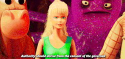 hecallsmepineappleprincess:  Barbie spitting