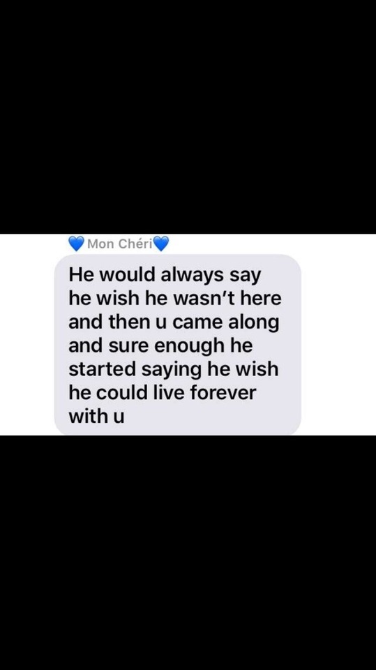 Just A Picture Of A Text My Friend Sent Me About My Ex:)))