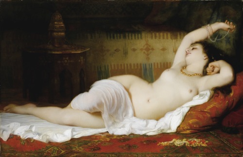 The Waking Up, (1864, oil on canvas)Charles Zacharie Landelle