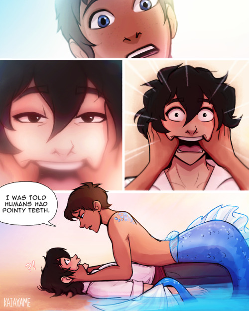 kaiayame:a klance comic for this past #mermay!  